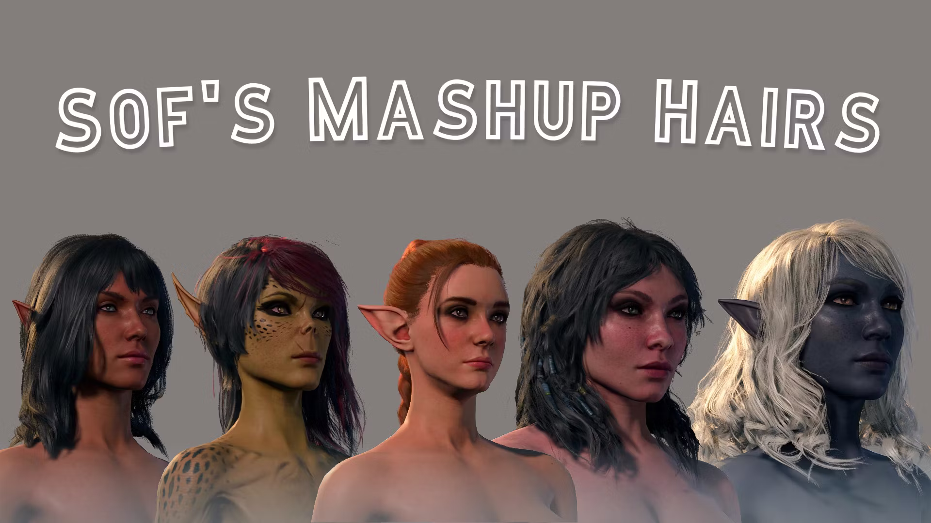 Sof的混搭发型 (Sof’s Mashup Hairs)