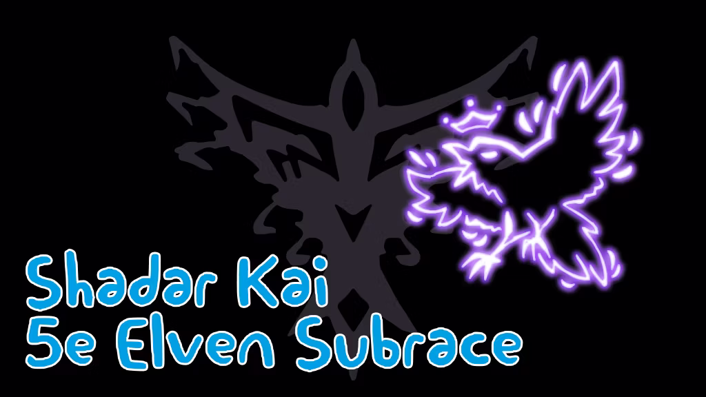 5e 德鲁伊阴影精灵亚种 (Shadar Kai 5e Elven Subrace)