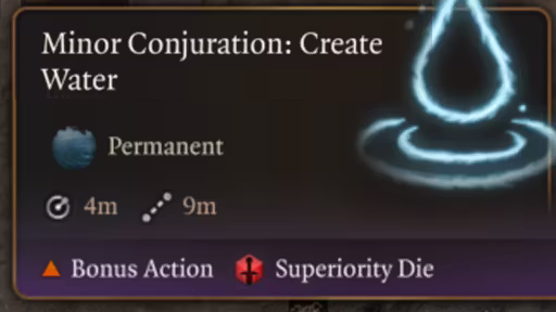 小创造之水 – 法师增益（by umiart） (Minor Create Water – Wizard small buff (by umiart))