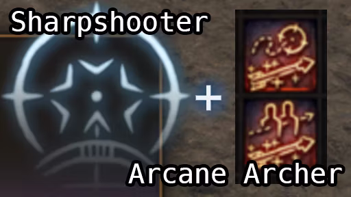 精准射手奥术弓箭手修正 (Sharpshooter Arcane Archer Fix (by umiart))