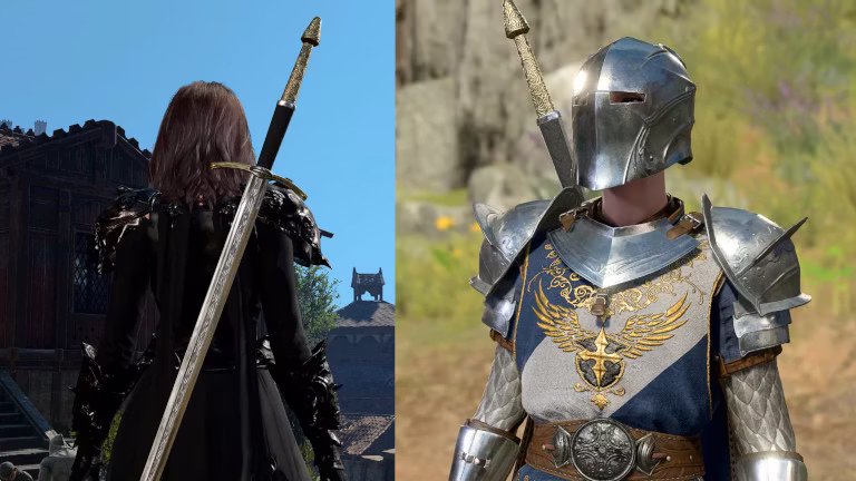 廷米长剑 + 游侠护甲套装 (Temi Longsword + Warden Armor Set)