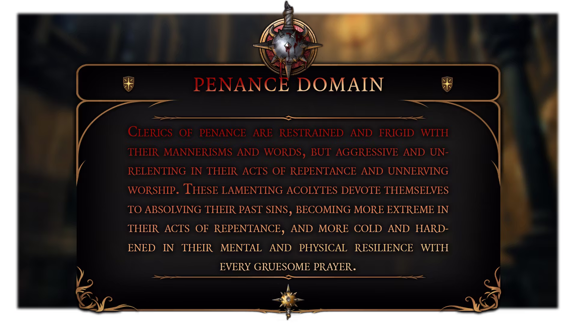 赎罪领域牧师副职业 (Penance Domain Cleric Subclass)