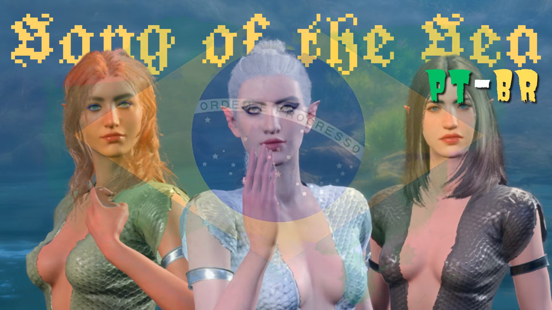 海洋精灵种族 – 歌曲之海（葡萄牙语巴西版） (Song Of The Sea Merfolk Race – PTBR)