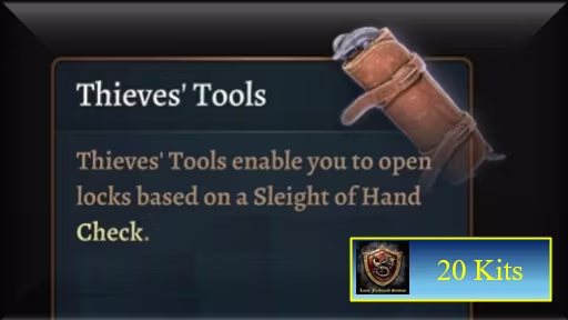 盗贼工具（20套） (Thieves’ Tools (20 Kits))