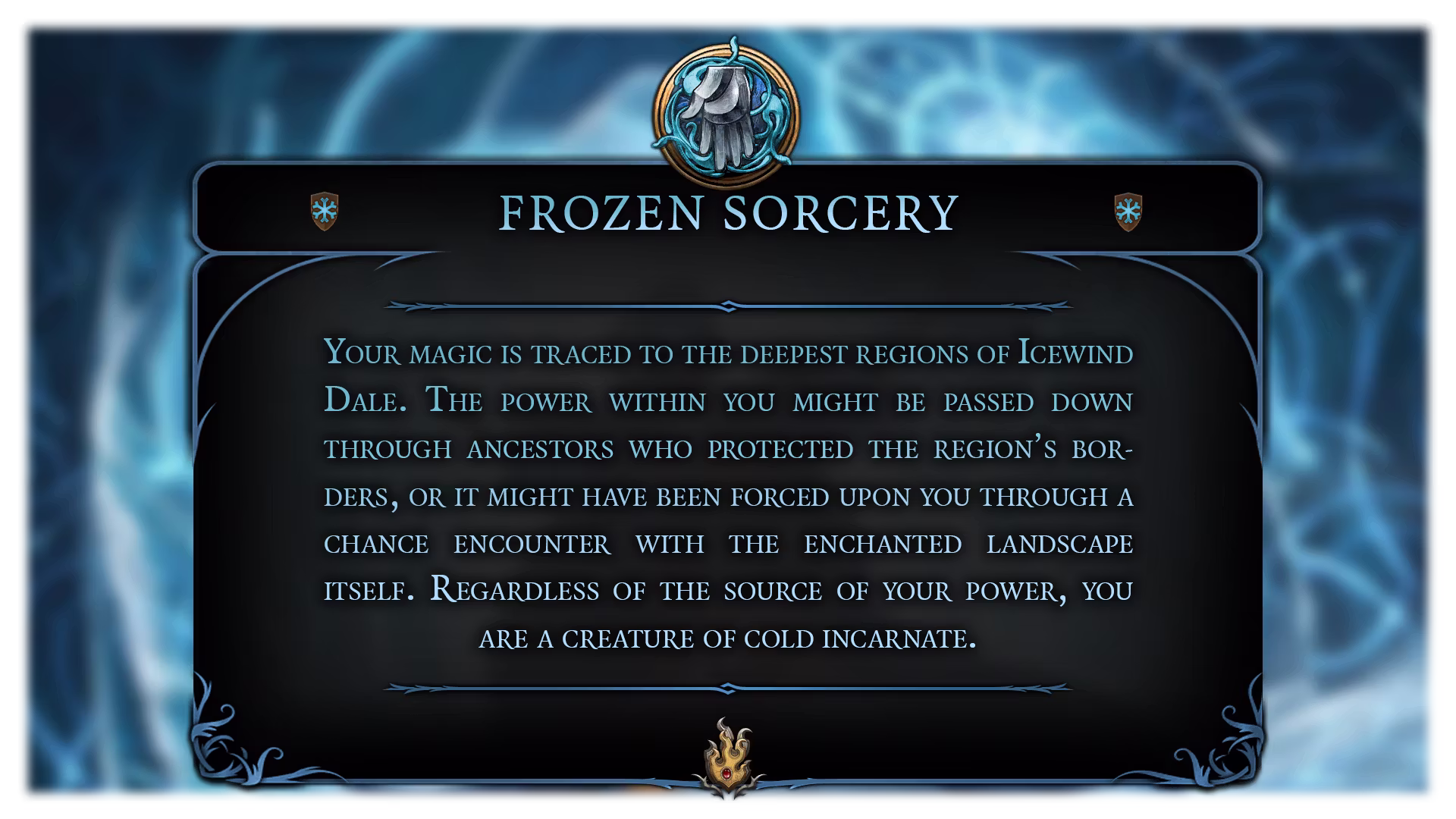 冰霜法术法师副职业 (Frozen Sorcery Sorcerer Subclass)