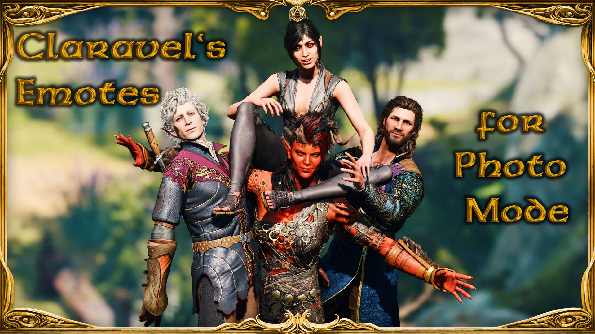 Claravel 的表情包用于照片模式 (Claravel’s Emotes For Photo Mode)
