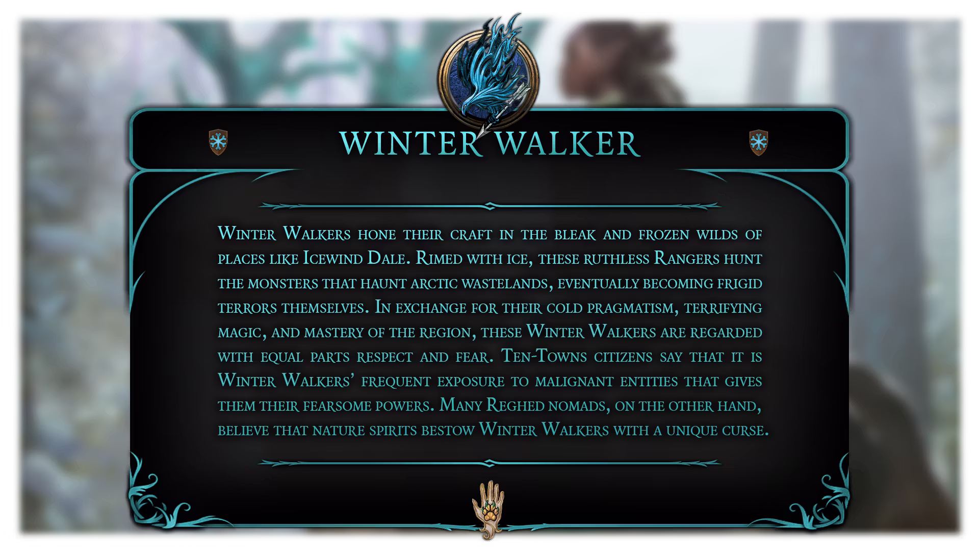 冬行者游侠副职业 (Winter Walker Ranger Subclass)