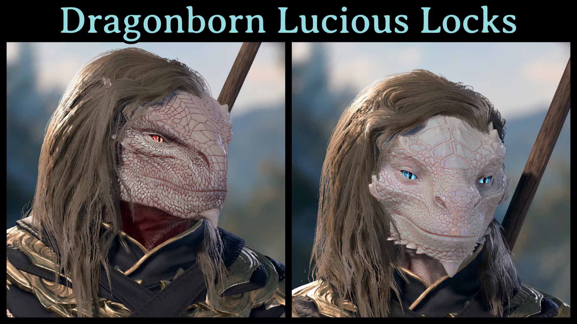 龙裔卢修斯发型 (Dragonborn Lucious Locks)