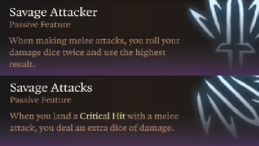 徒手野蛮攻击和野蛮攻击者 (Unarmed Savage Attacks and Savage Attacker)