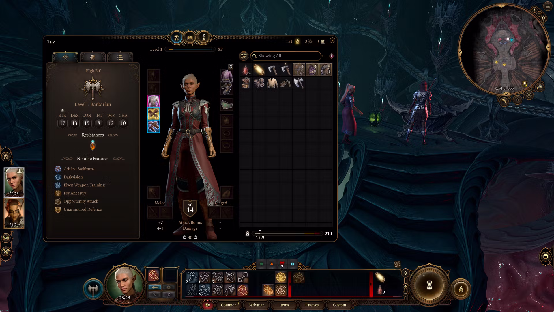 邪神长袍与疾风靴（纳utilus号教程宝箱版） (Infernal Robe & Briskwind Boots on Nautiloid)