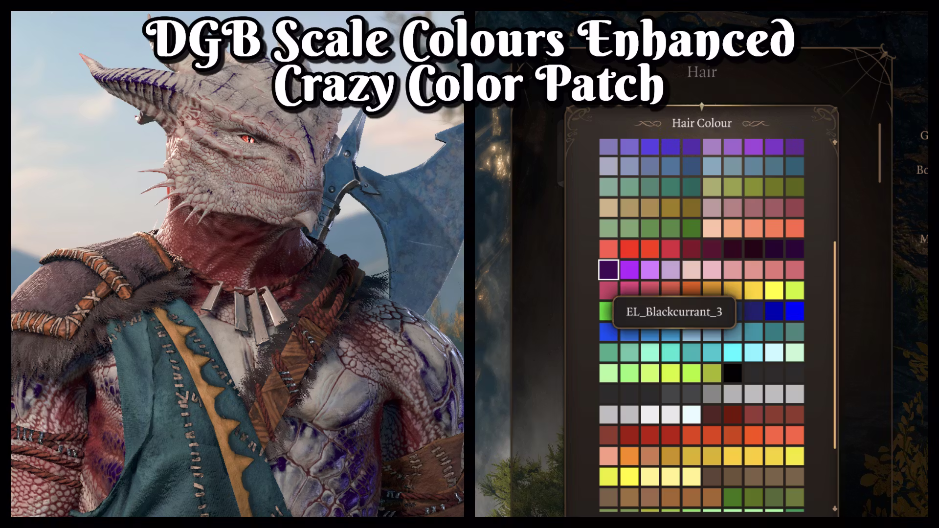龙裔增强疯狂色彩补丁 (Dragonborn Enhanced Crazy Colors Patch)