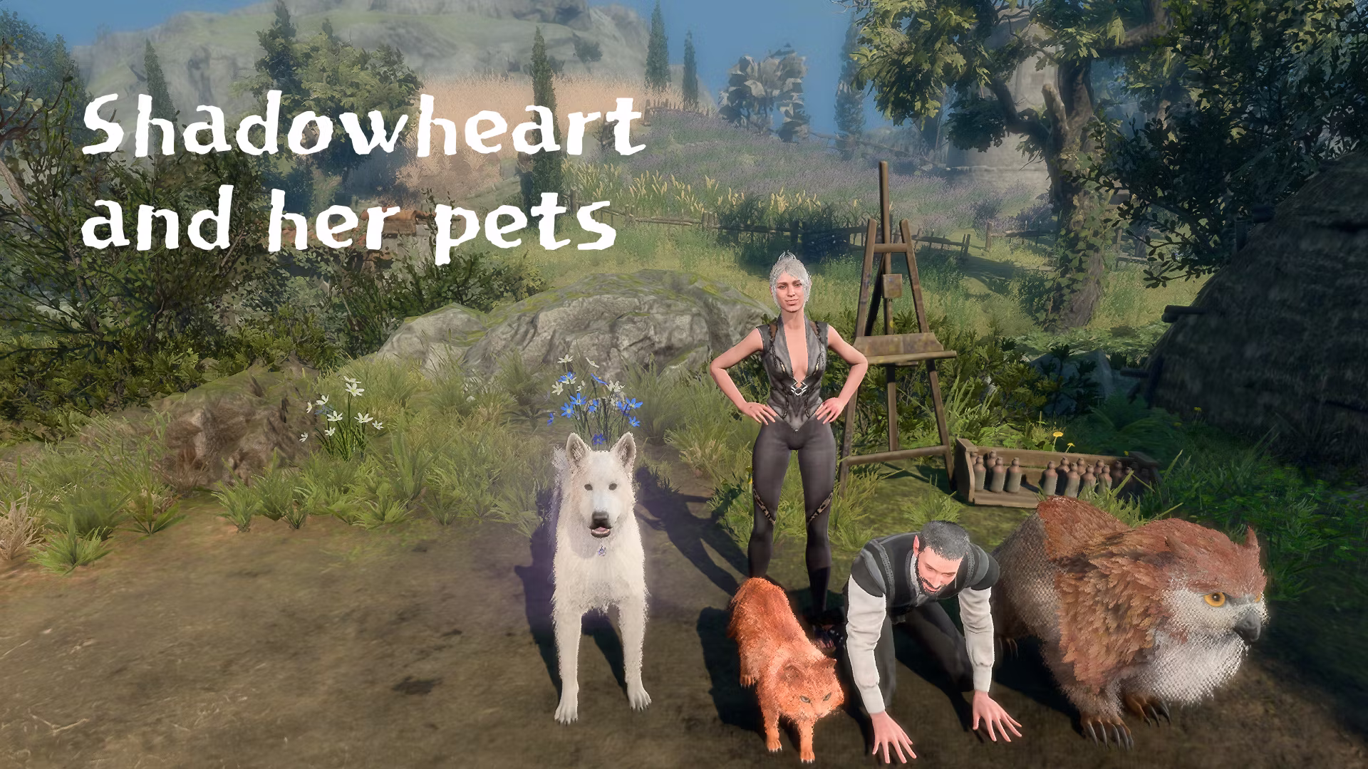 影心和她的宠物 (Shadowheart and her pets)