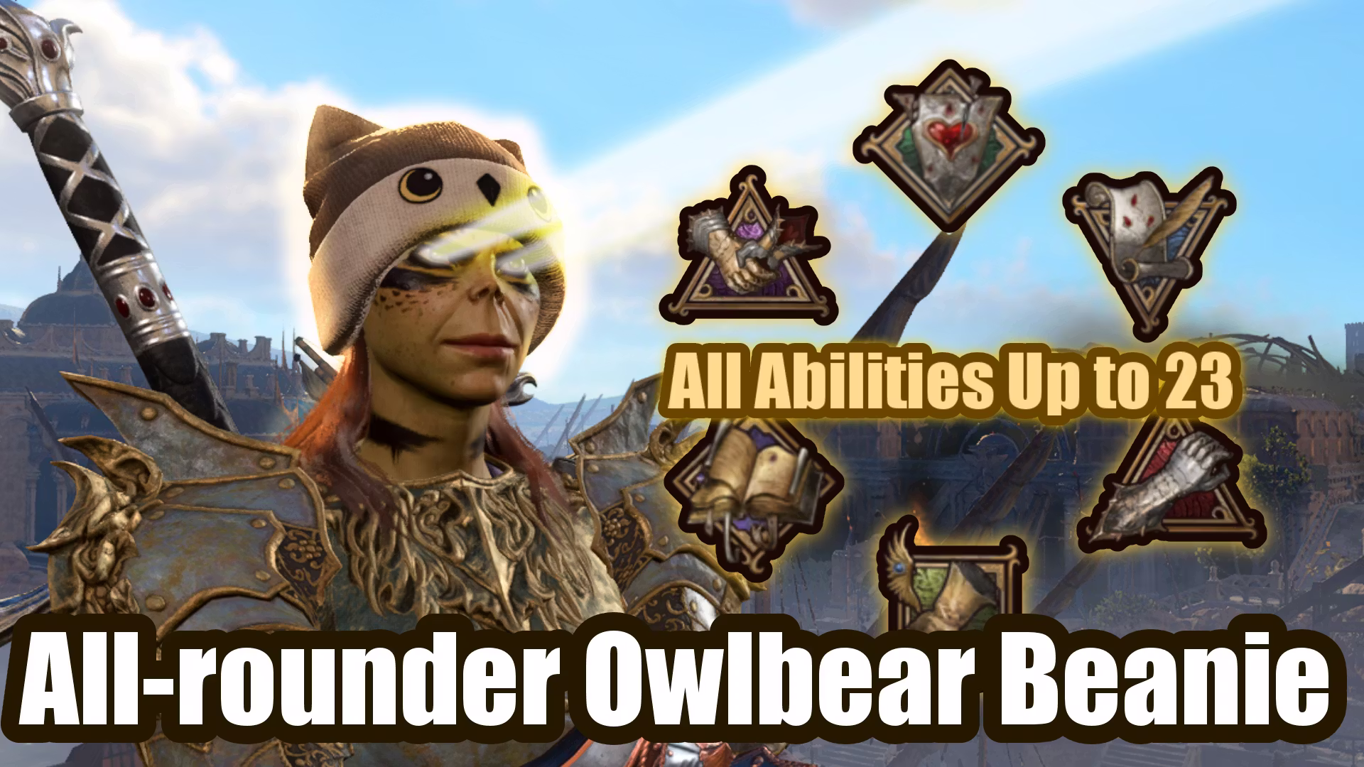 全能枭熊宝宝帽 (All-rounder Owlbear Beanie)