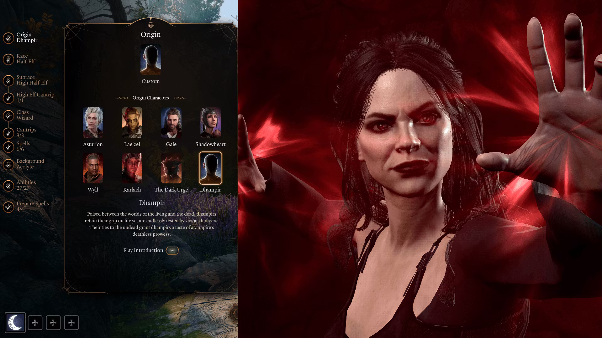 吸血鬼后裔起源 (Dhampir Origin)