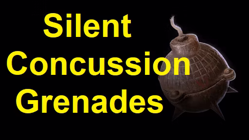 无声震爆弹 (Silent Concussion Grenades)