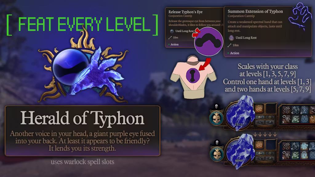 泰丰的使者 [ 每升一级 ] (Herald of Typhon [ FEAT EVERY LEVEL ])