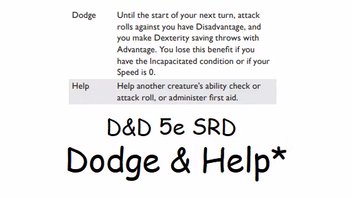 5e 动作 (5e Actions)