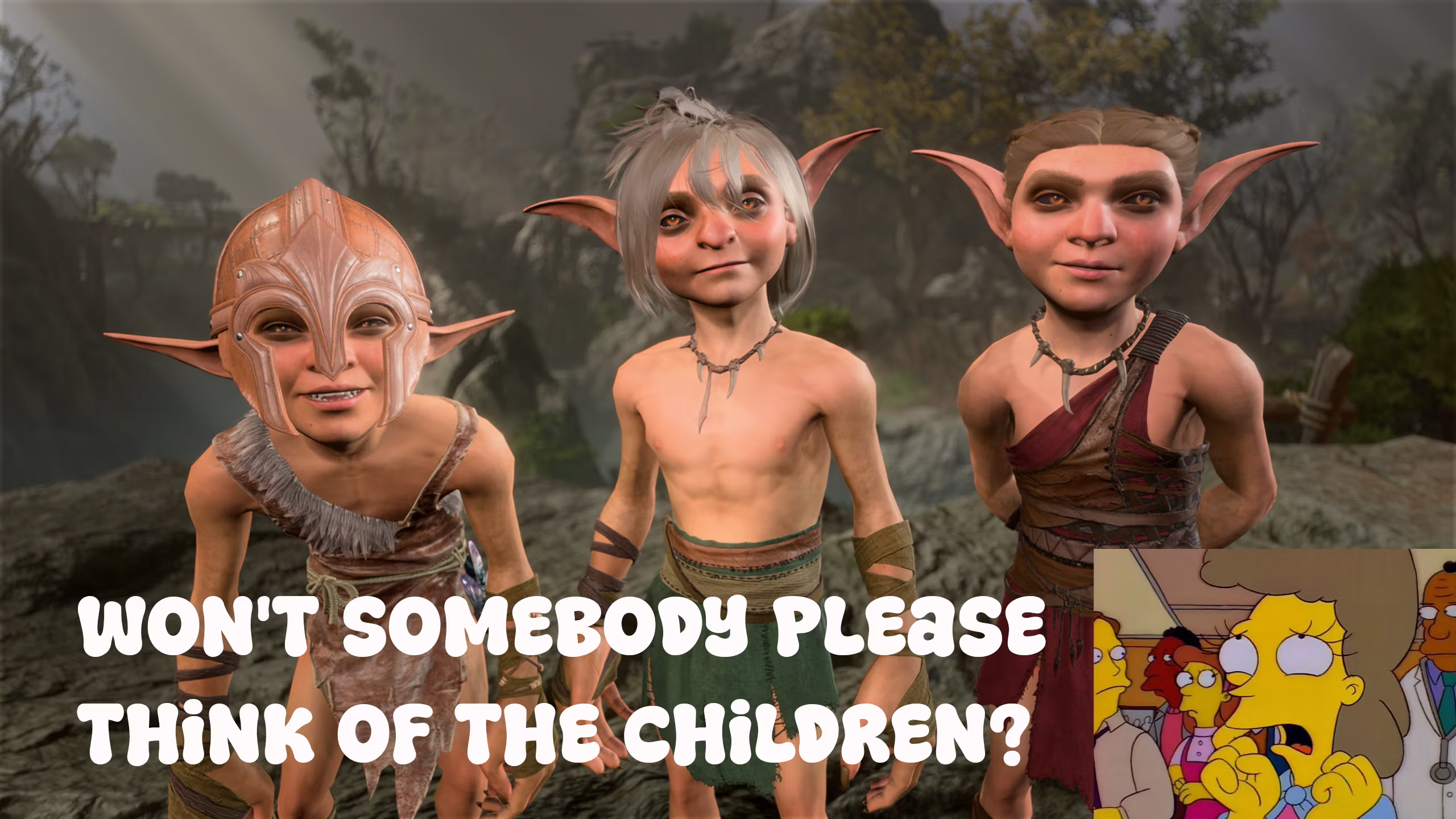 有人会为哥布林孩子想想吗 (Wont somebody please think of the goblin children)