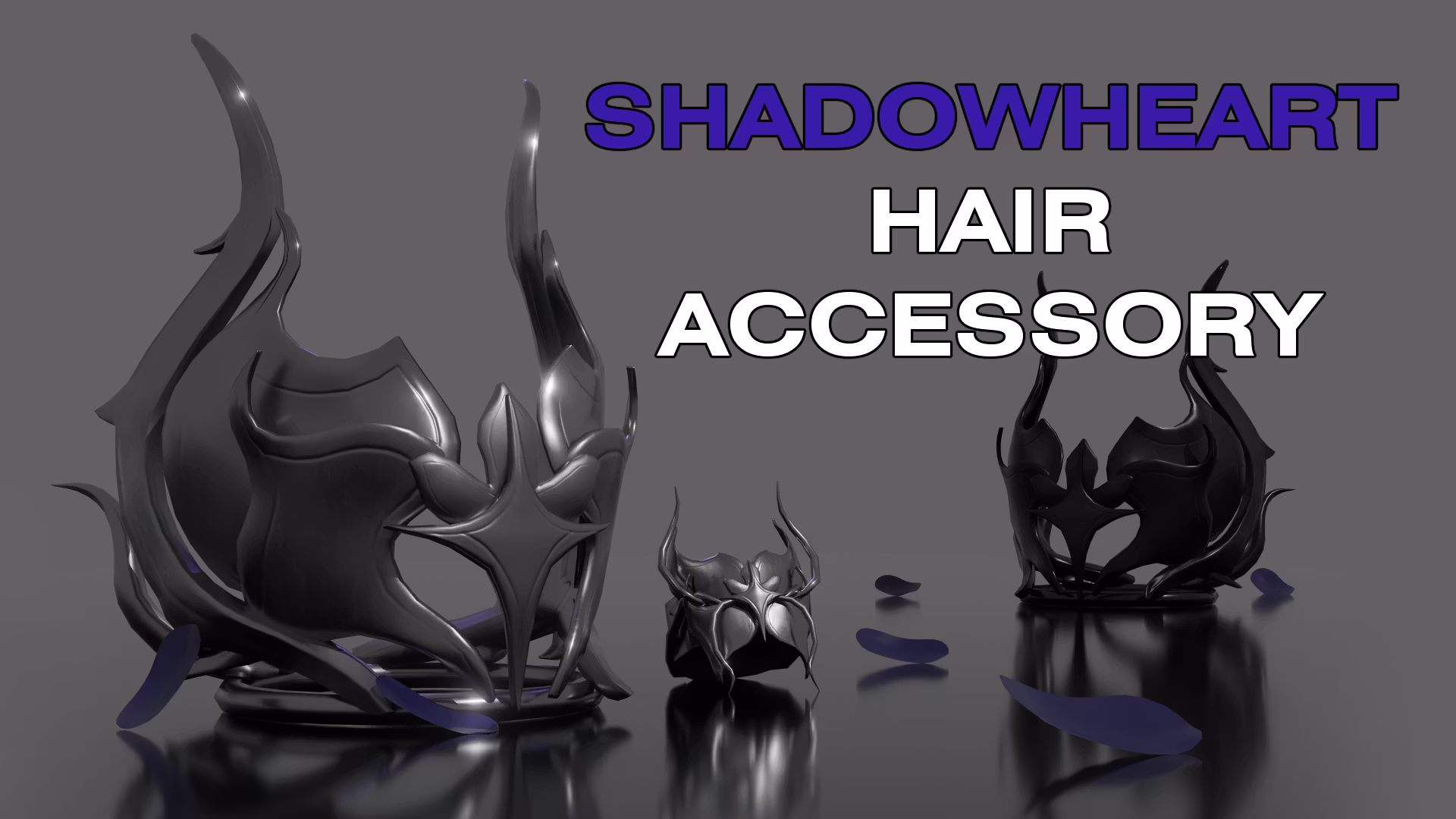 为 Shadowheart 设计的新发饰 (A new hair accessory for Shadowheart)