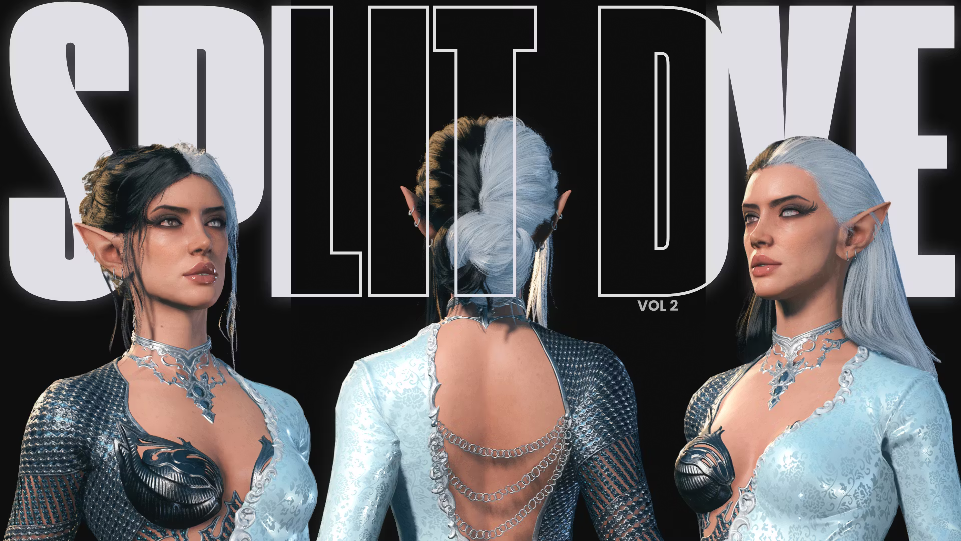 CHAR的分染发模组 – 第2卷 (CHAR’s Split Dye Hair – Vol 2)