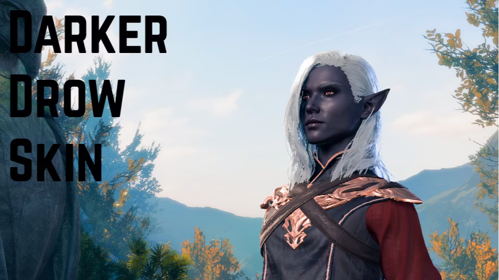 更暗的杜尔格皮肤 (Darker Drow Skin)