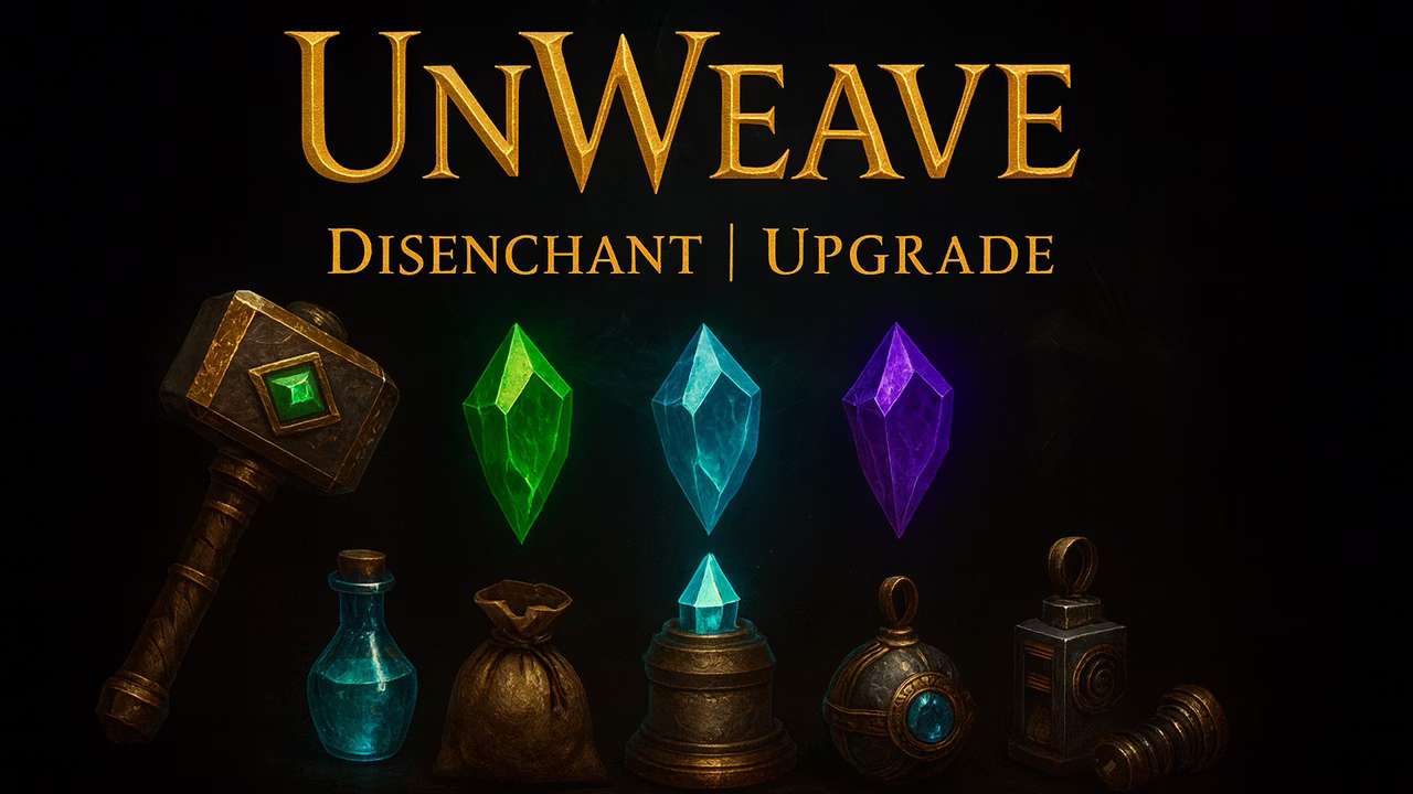 UnWeave – 解除附魔与升级 (UnWeave – Disenchant and Upgrade)
