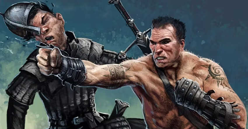 野蛮搏击者：狂暴斗士 (Feat: Barbaric Brawler)