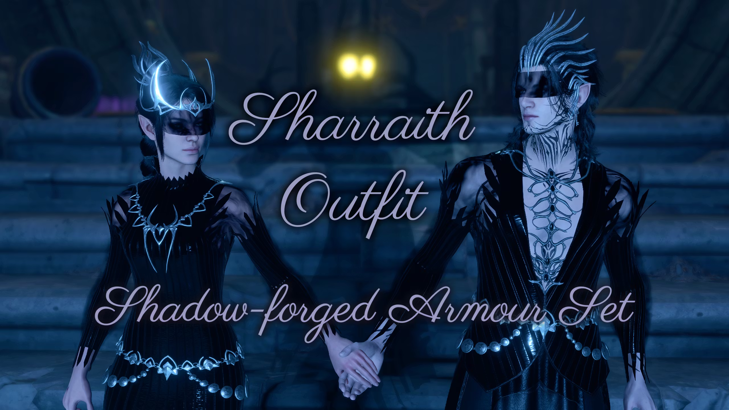 Sharraith 装备 – 阴影锻造护甲套装 (Sharraith Outfit – Shadowforged Armour Set)
