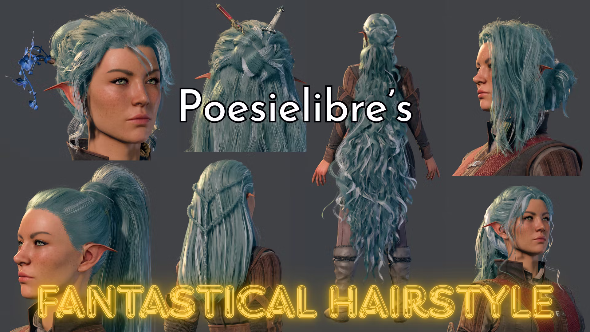 Poesielibre 的奇幻发型 (Poesielibre’s Fantastical Hairstyles)