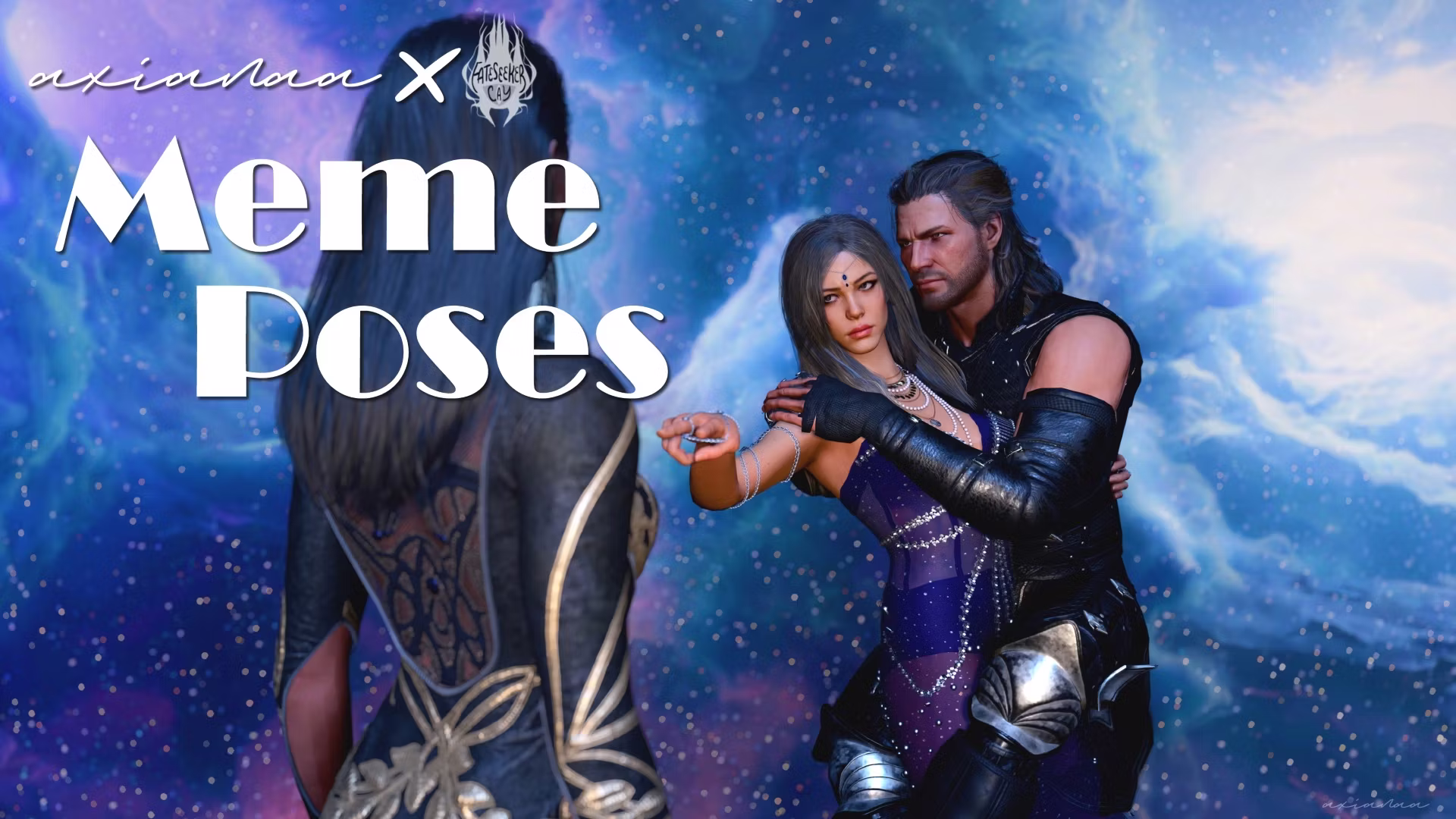 Axi 和 Cay 的梗姿势 (Axi and Cay’s Meme Poses)