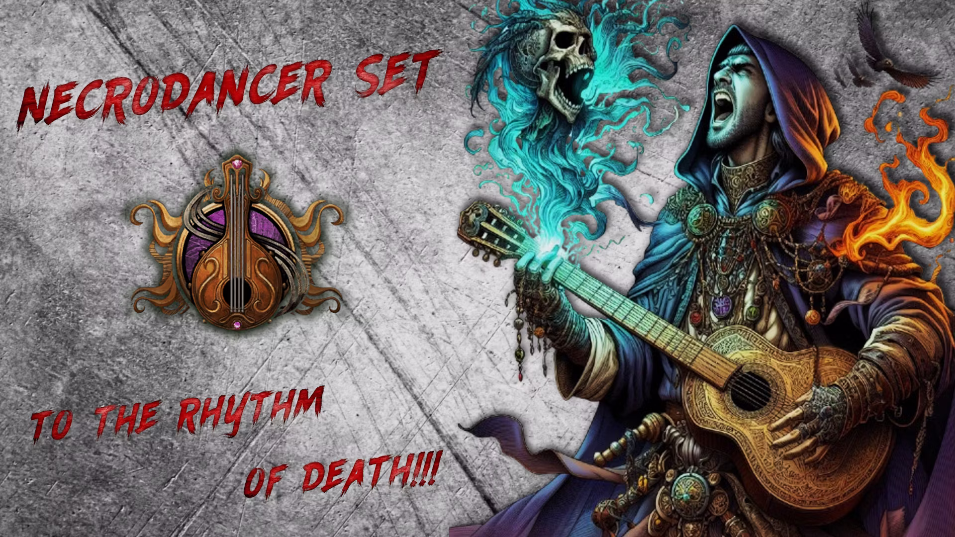 亡灵舞者套装 – 魔法吟游舞者 (The Necrodancer Set – A Bardic Nigromantic Dancer)