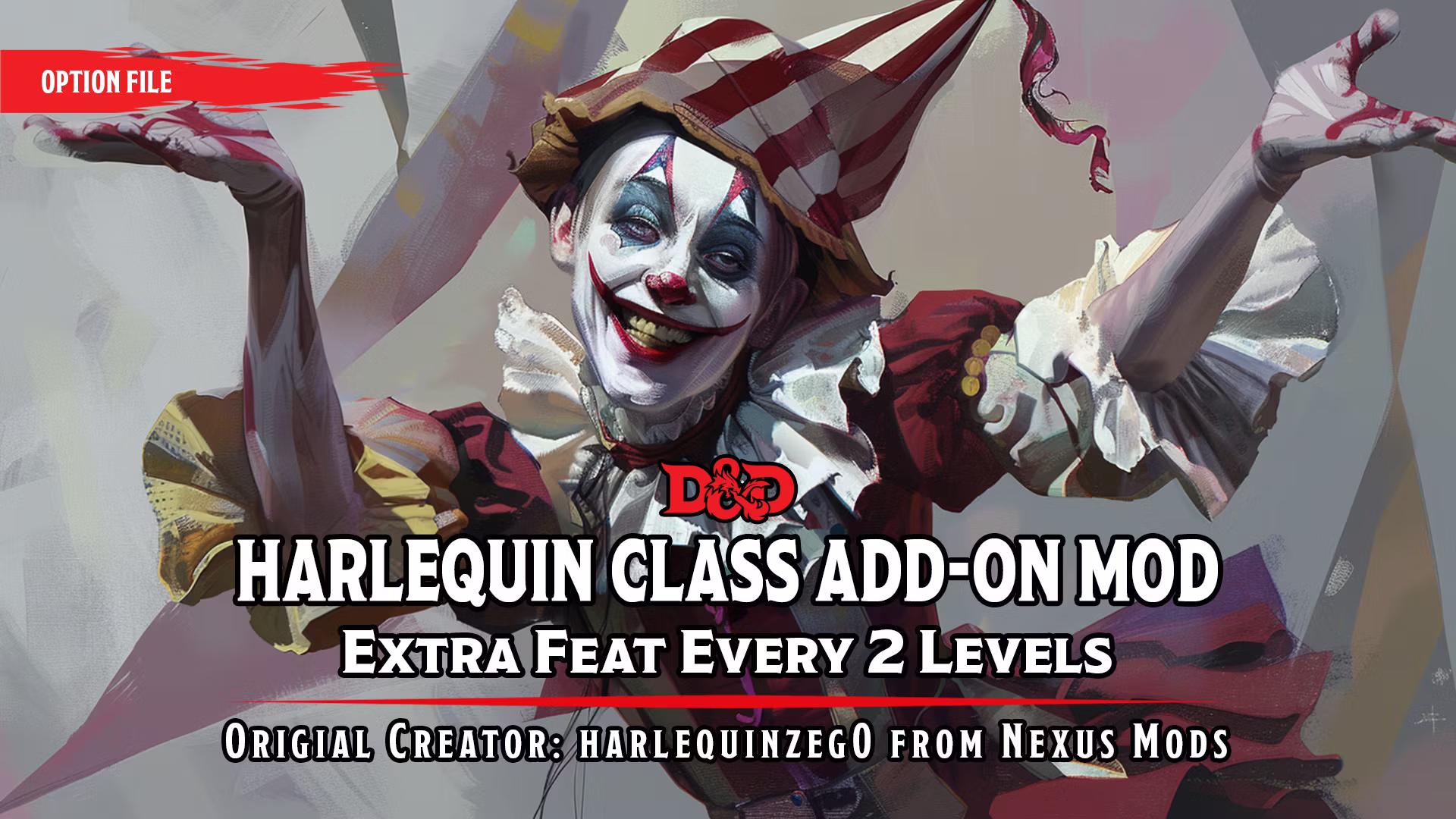 哈里奎因每两级额外专长 (Harlequin Extra Feats Every 2 Levels)