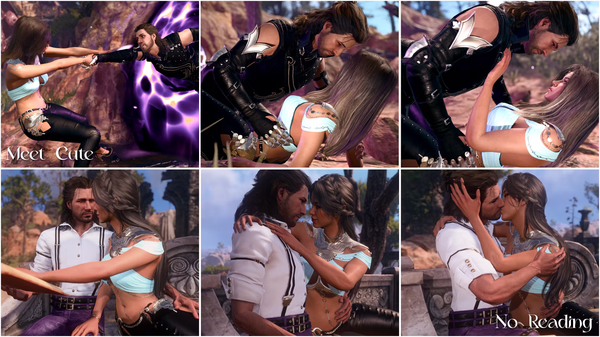 Axi 和 Cay 的叙事姿势套装 (Axi and Cay’s Storytelling Pose Sets)