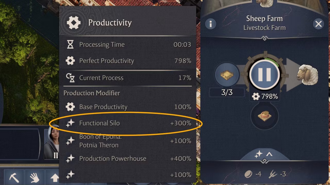 粮食丰收：谷仓产能强化模组