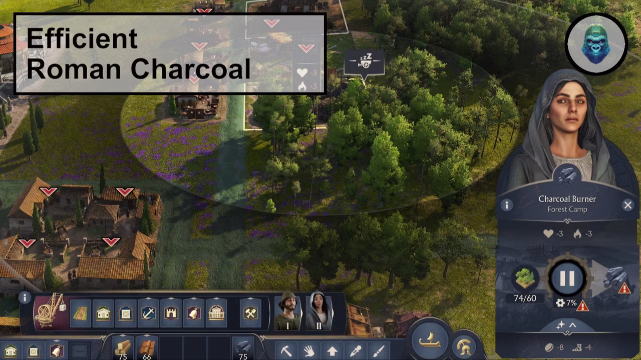 高效罗马木炭生产模组