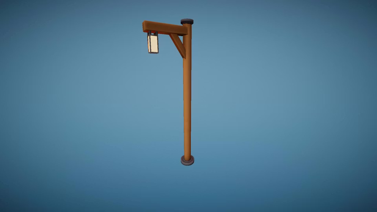 复古风铁艺路灯