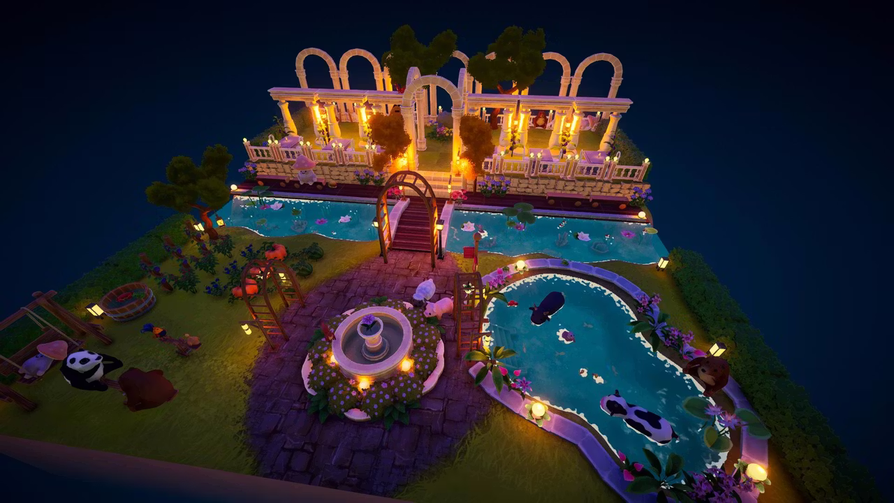 复古风艺术装饰动物乐园