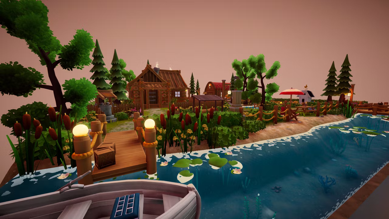 梦幻小木屋微缩景致