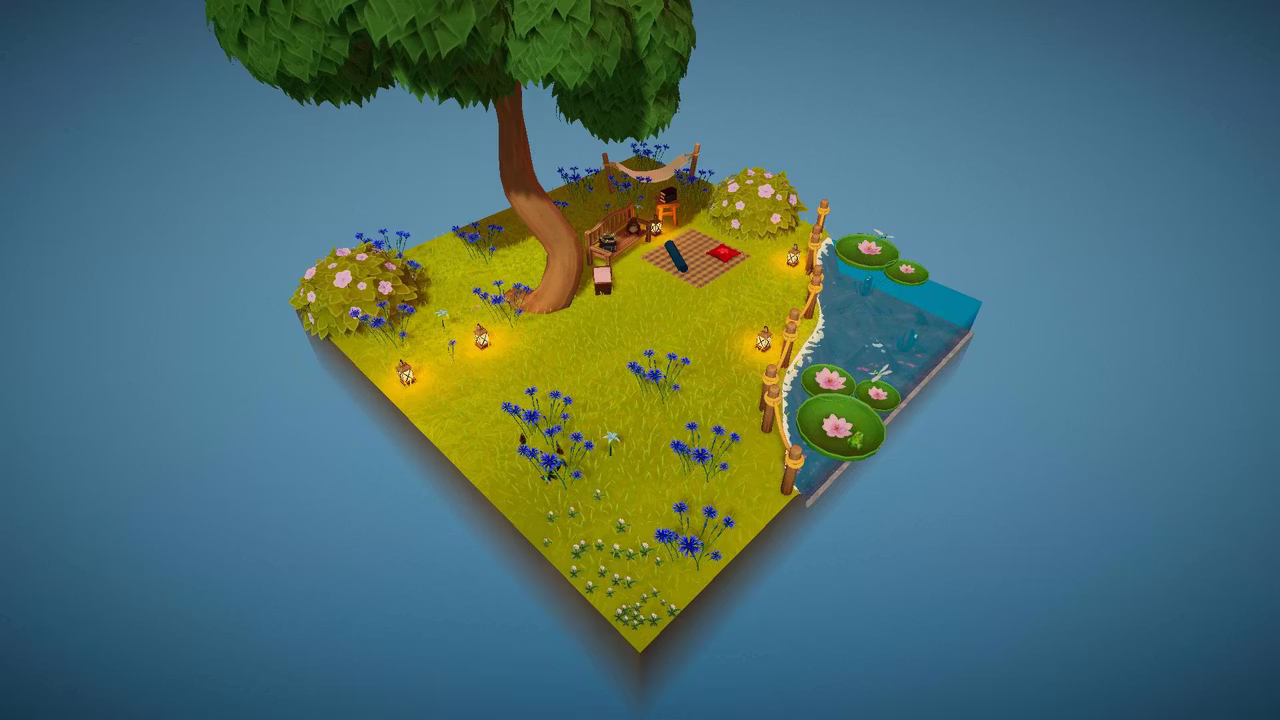 梦中的水畔小屋