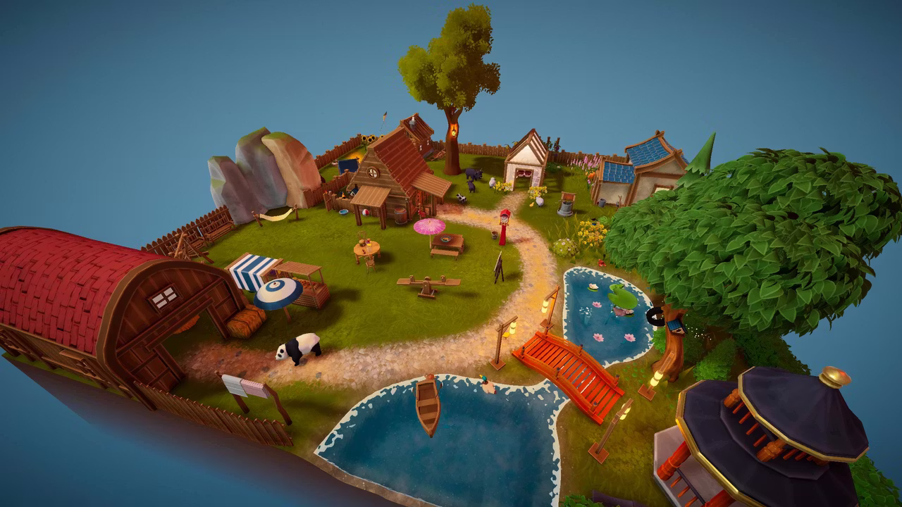 精致复古小屋模型