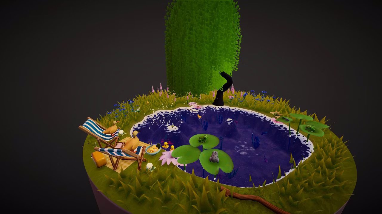 小岛上的鸭子乐园