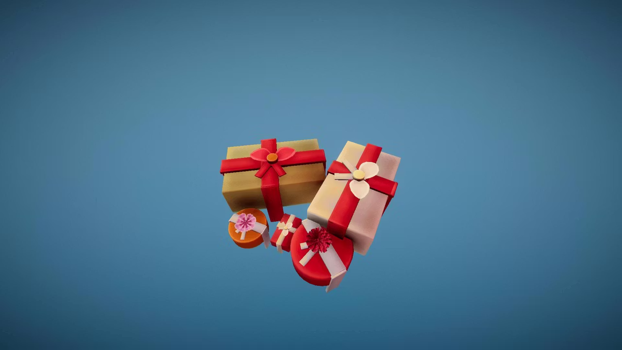 复古优雅的礼物盒