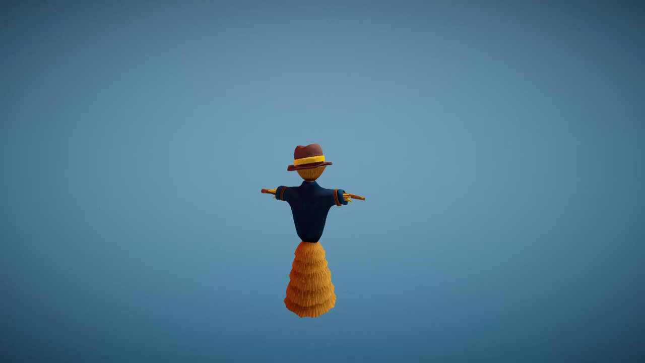 稻草人守护田园