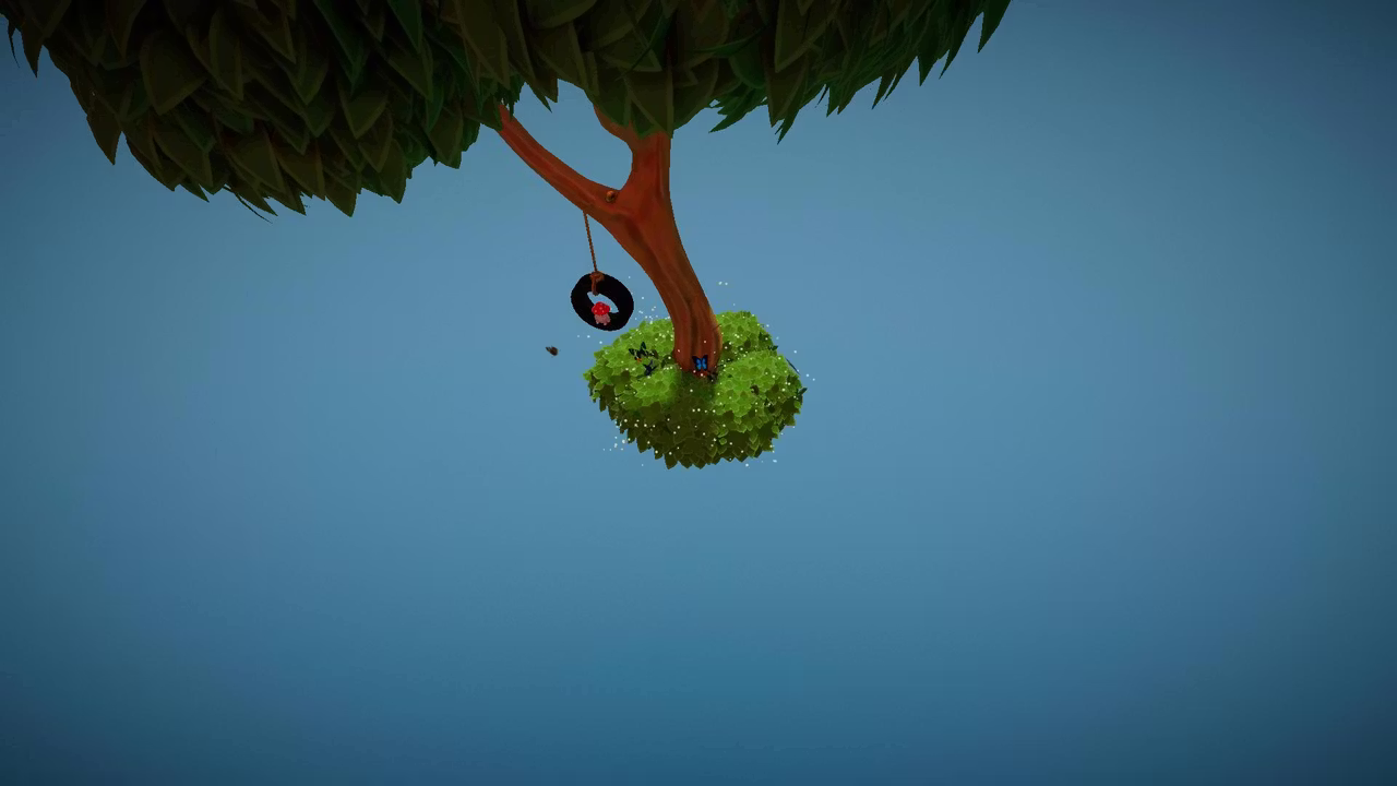 秋千上的温馨时光