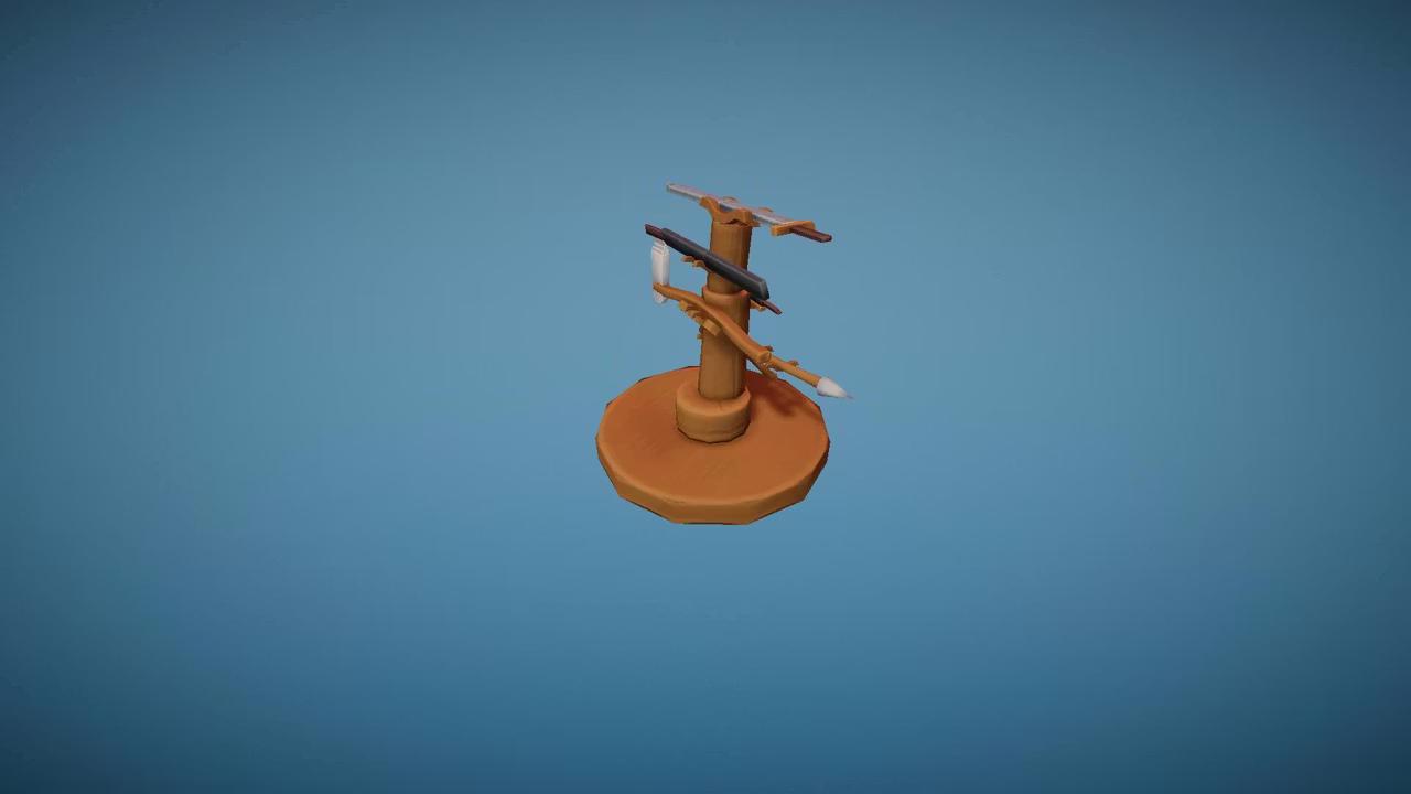 武器架：复古枪械展示墙