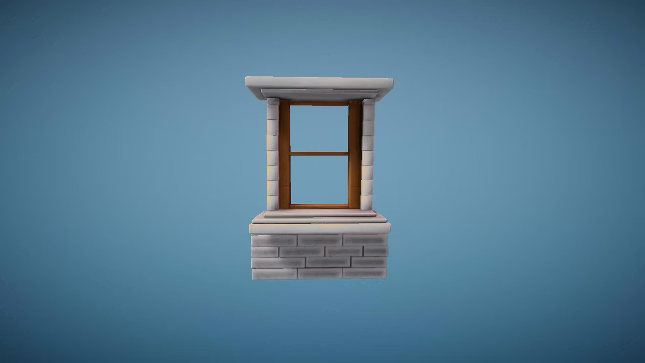 复古玻璃窗框装饰MOD