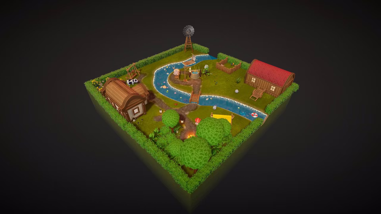 田园复古小篮子