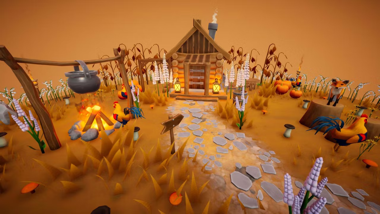 复古风格鸡舍，田园风光尽收眼底