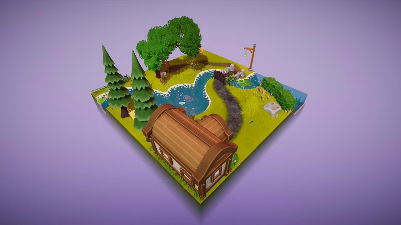 海洋中的梦幻小岛