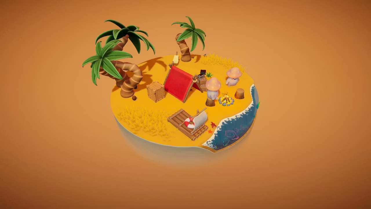 海岛小屋休闲时光